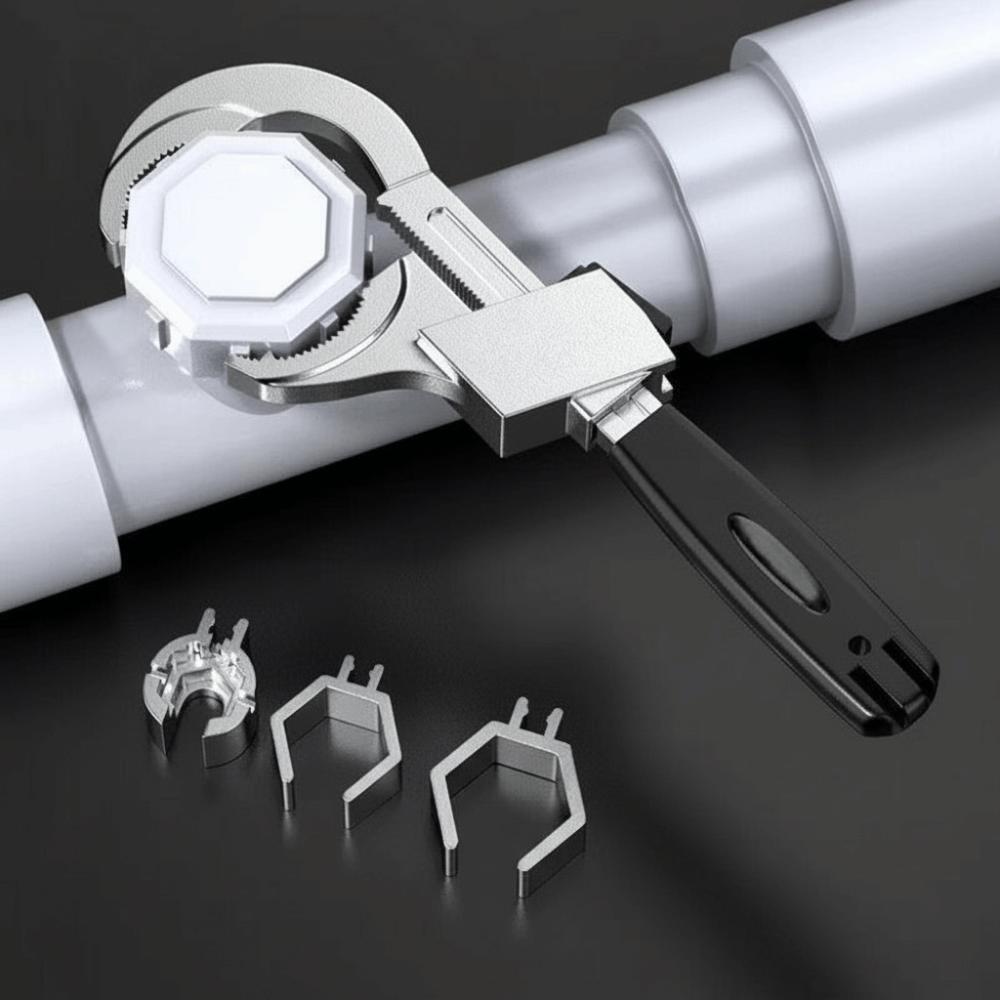 Universal Adjustable Adjustable Wrench 80mm Size Adjustable Spring Crescent Wrench Durable Construction Multifunctional