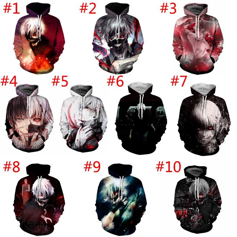 Brin Sweatshirt Unisex Tokyo Ghoul Cosplay Sweater Capuche Sweat Pullover Hoodie