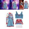 Süßes Dada Zirkusclown Kostüm Halloween Cosplay Horror Puppe Dienstmädchenkleid Revival Set