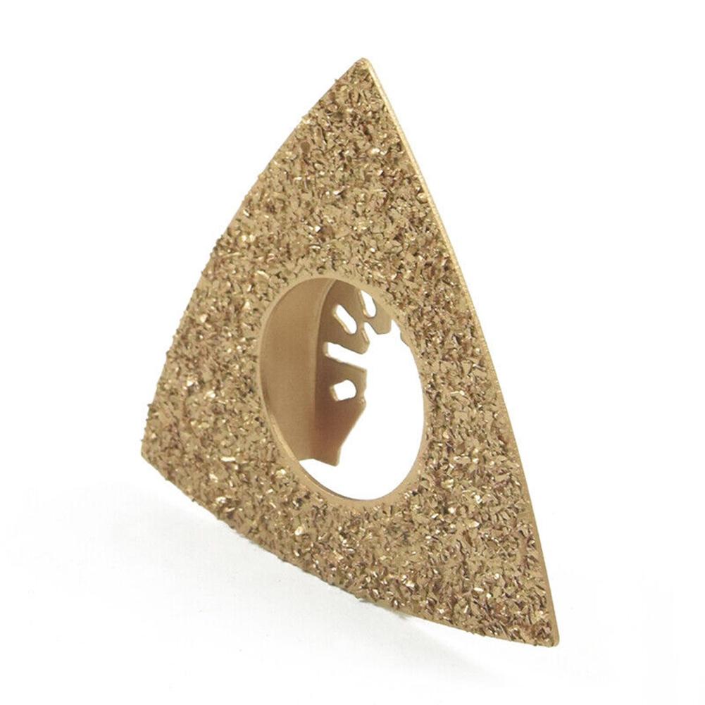 Triangular Carbide Grit Grinding Rasp Blade for Oscillating Multitool