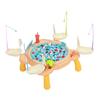 Magnetic Fishing Game Large Size Early Education Parent Child Interactive Light Music Fishing Table