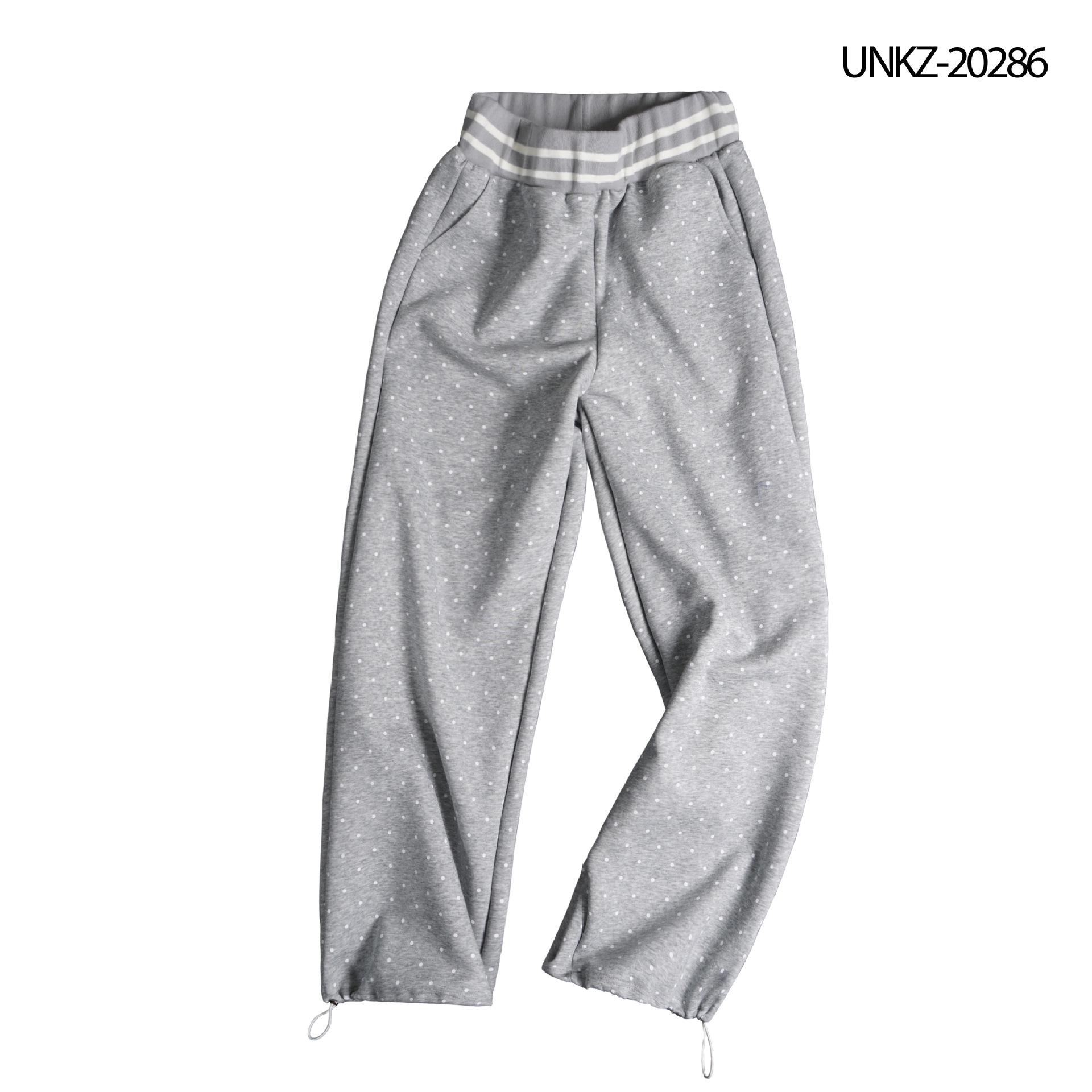 Guan Qu Spring 2026 Women s Polka Dot Retro Casual Trousers Large