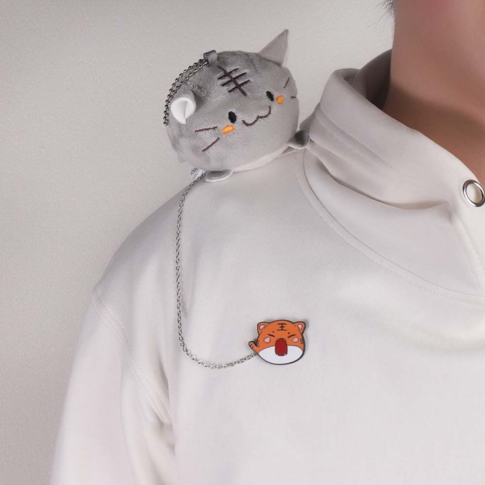 

Подарочная цепочка с кисточками для женщин и мужчин, подвеска на сумку, мультяшная эмалированная булавка, корейские броши, значки на рюкзаке