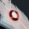 Natural Orange Sapphire 10.85ct Oval Cut Flawless Certified Loose Gemstone