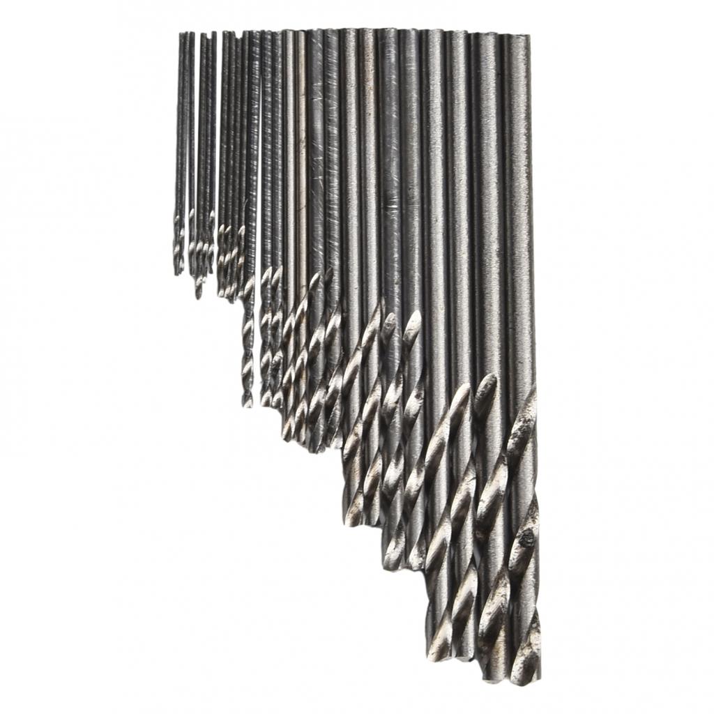 25Pcs/set 0.5-3.0mm HSS Mini Straight Shank Drilling Bits For Electrical Tools