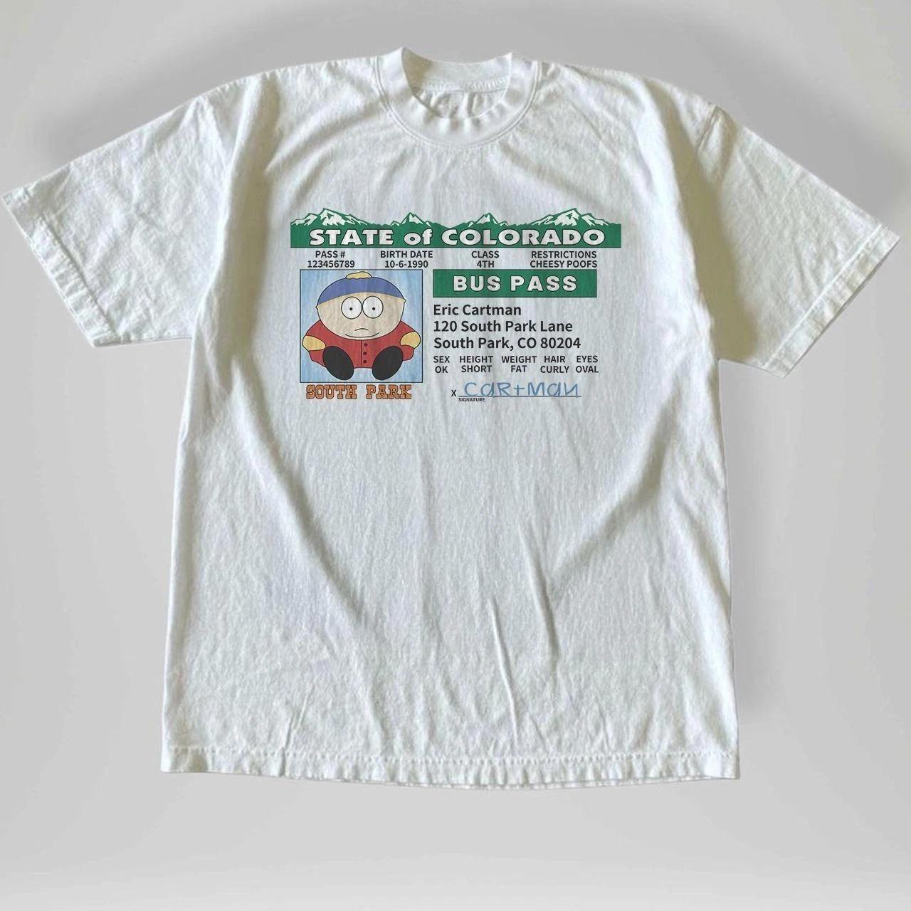 Eric Cartman s bus pass unisex T-shirt S-5XL XL