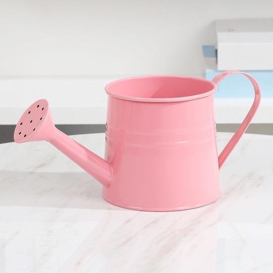 Metallvannkanne for Innendørsplanter Vannkanne med Bred Åpning Rustikk Blomsterarrangementsvase med Håndtak for Balkong Kontor Stue