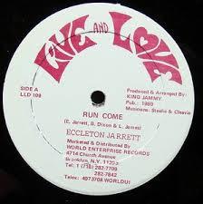 

12inch Record ECCLETON JARRETT - Run Come LLD109 Live And Love 1989 US Reggae, Ska & Dub Used