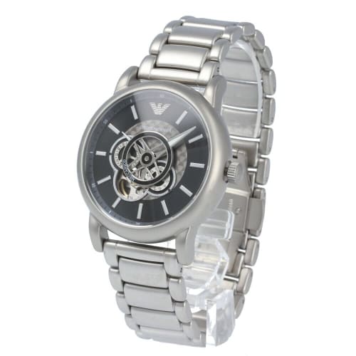 

EMPORIO ARMANI Men s Automatic Watch, MECCANICO, Stainless Steel, AR60021