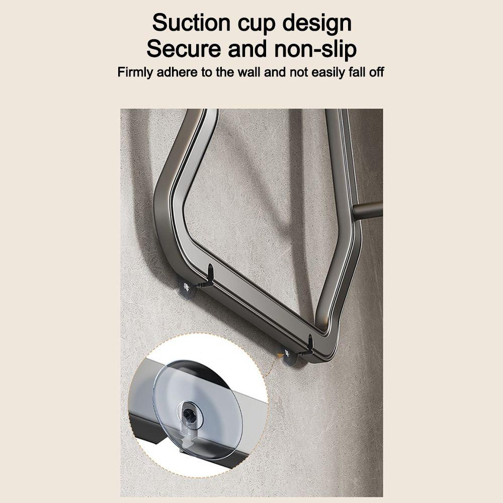 Punch-Free Pot Lid Storage Rack Wall Hanging Kitchen Storage Rack Pot Lid Holder  for Kitchen