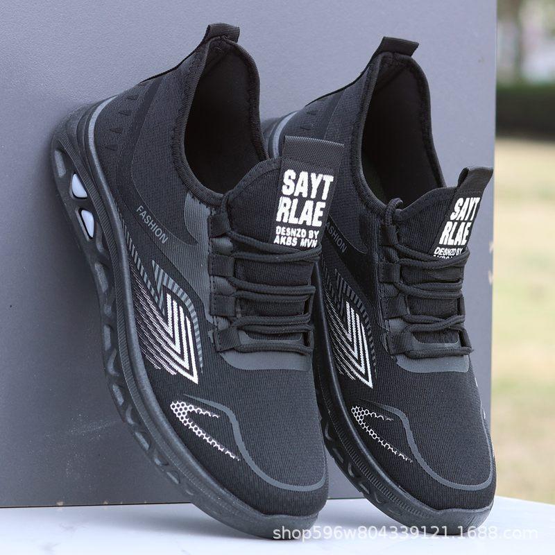 

Легкие мужские кроссовки 2024 года, спортивная обувь для весны, мужские новые кроссовки с мягкой подошвой, сетчатые, сверхлегкие, амортизирующие, мужские кроссовки 44