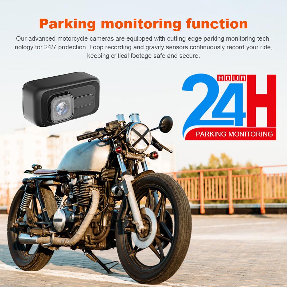 1080P Motorcycle Dash Cam Waterproof Motorcycle DVR Camera Motorcycle Camera for Motorsports Motorcycles