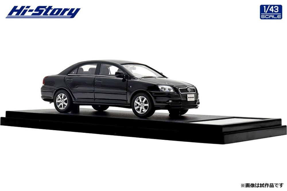 INTERALLIED Hi Story 1/43 Scale Toyota Avensis Li (2003) Black Mica Finished Model HS504BK