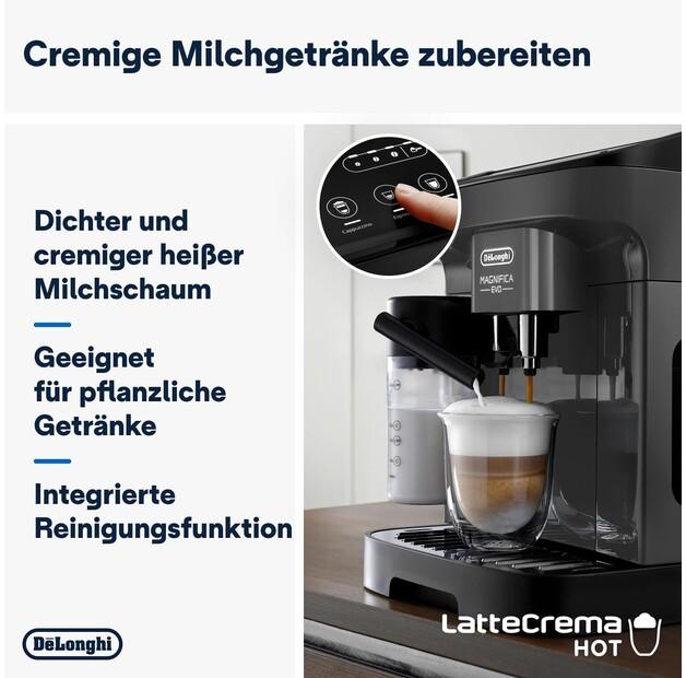Coffee Machine DeLonghi ECAM292.52.GB Magnifica Evo Milk Grey Black