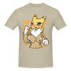 Renamon Outdoor Tshirt Japanesestyle Lazy Bright Colors Tee