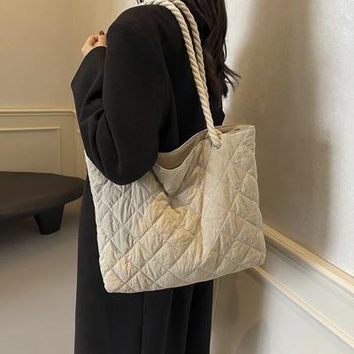 Fashionable and Versatile Large Capacity Women's Bag Autumn Casual Simple Shoulder Premium Woman's Bag