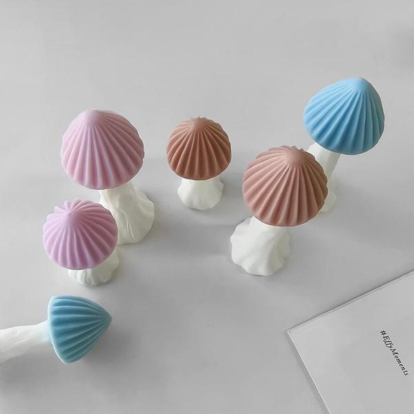1 Stück 6/7,8/10CM Pilzform Silikonform 3D Pilz Resin Silikonform für DIY Gips Backform Gelee Fondant Dekore