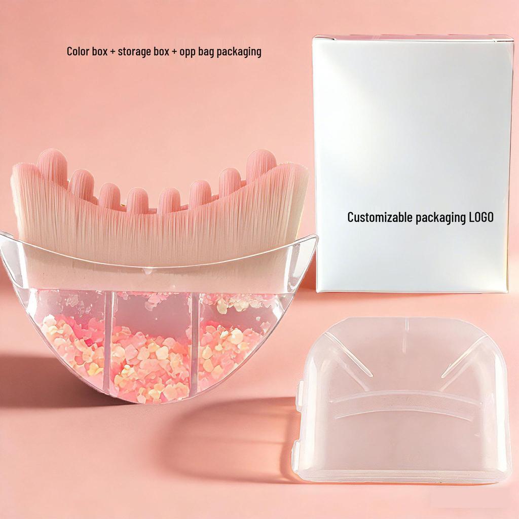 Lymphatic Contour Massage Brush: Multifunctional Beauty & Makeup Tool, Student-Designed