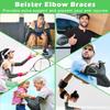 1Pcs Fitness Elbow Brace Compression Support Sleeve For Tendonitis, Tennis Elbow, Golf Treatment - Reduce Joint Pain
