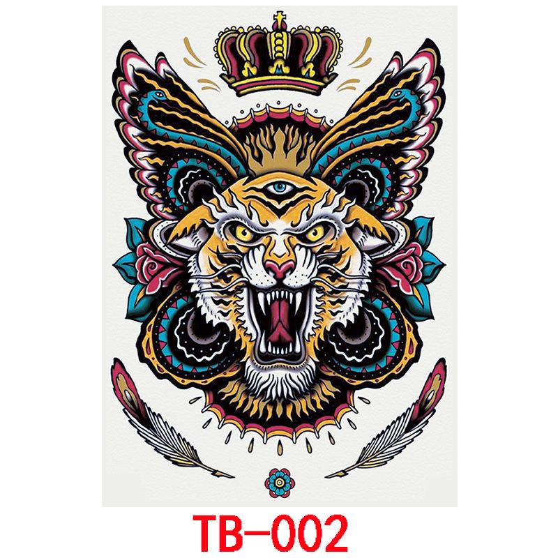 Tatuaj Autocolant Impermeabil Spate Complet, Tatuaj Autocolant Spate Complet Gheișă Carp Koi Imagine Mare Personaj Zhao Yun Guan Yu Tatuaj