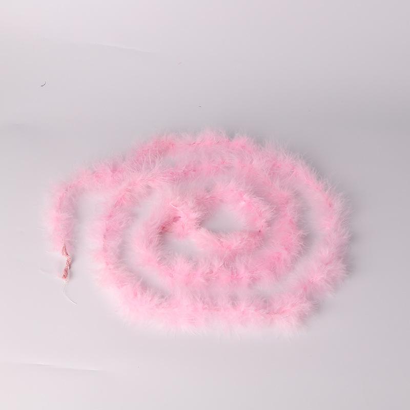 Feather Fleece 2 Meters Turkey Fleece Feather Strip, Flat Fleece Strip, Cartoon Wedding Feather Strip