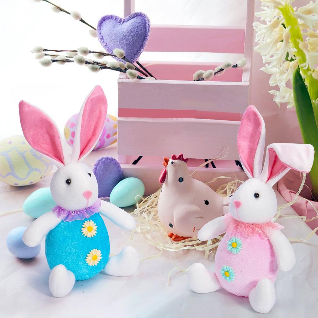 Easter Doll Glowing Bunny Decorations, Desktop Ornaments, Easter Gifts For Family And Friends