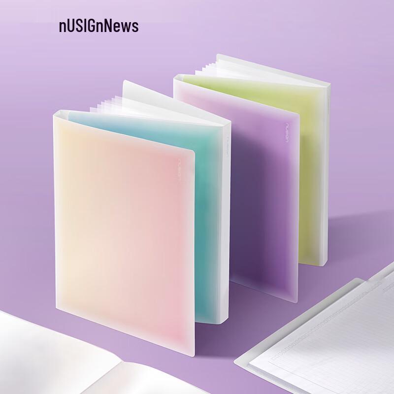 Deli Newsail Daybreak Whisper A4 File Organizer Folder