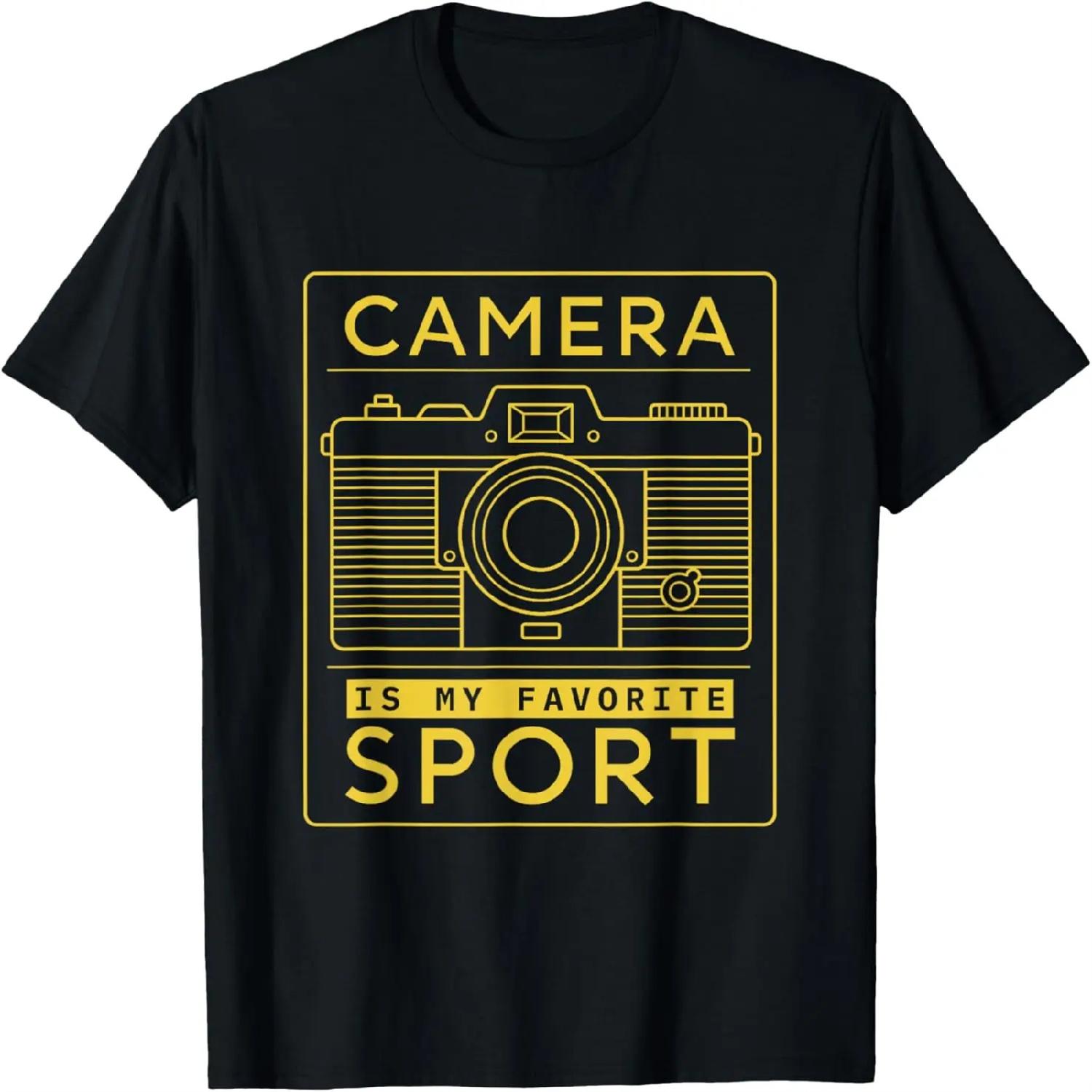Camera Is My Favorite Sport, Photographer and Camera Lover T-Shirt XXXXXL разноцветный