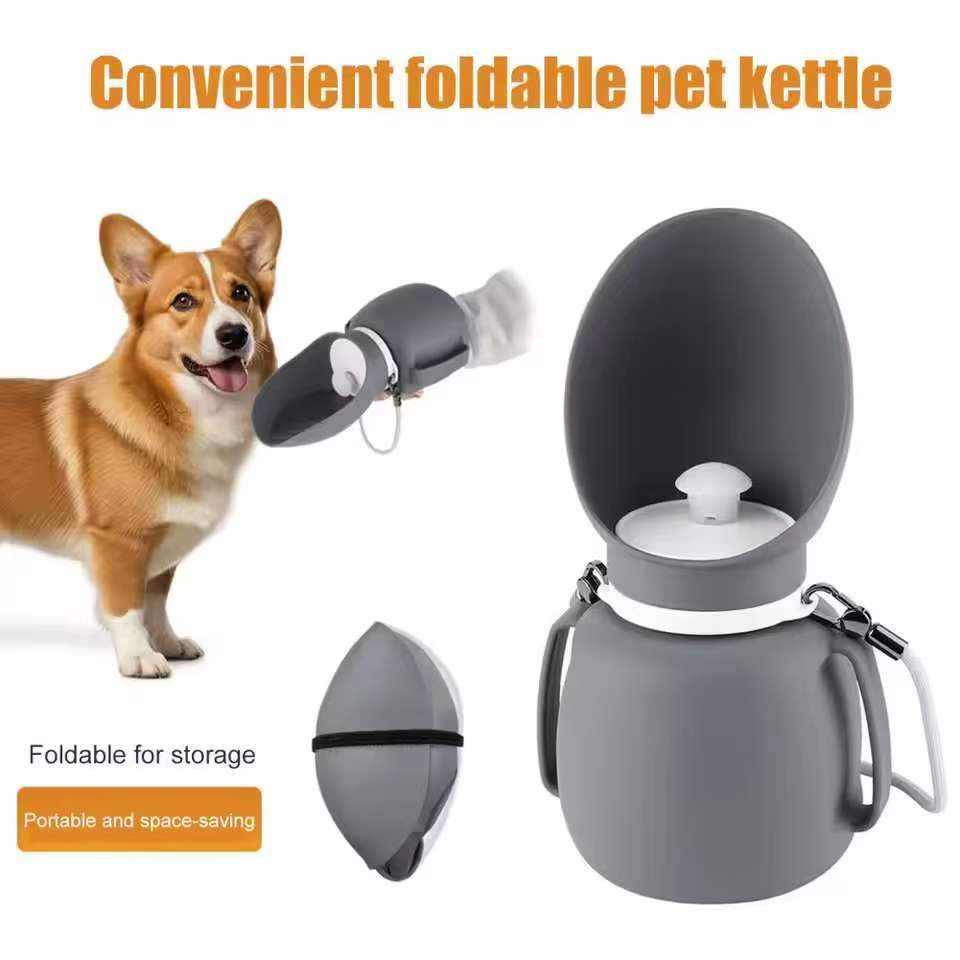Portable Dog Water Bowl with Clamp Handles Portable Dog Water Bottle with Leak Proof Design for Outdoor for Pets for Long