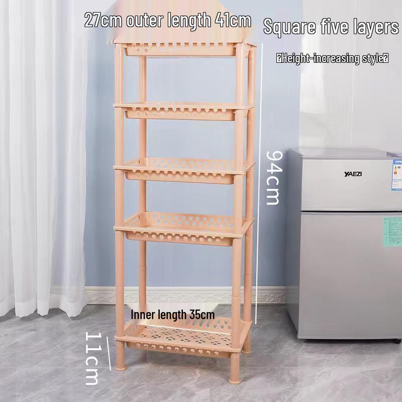 Multi-layer Storage Rack for Kitchen and Bathroom