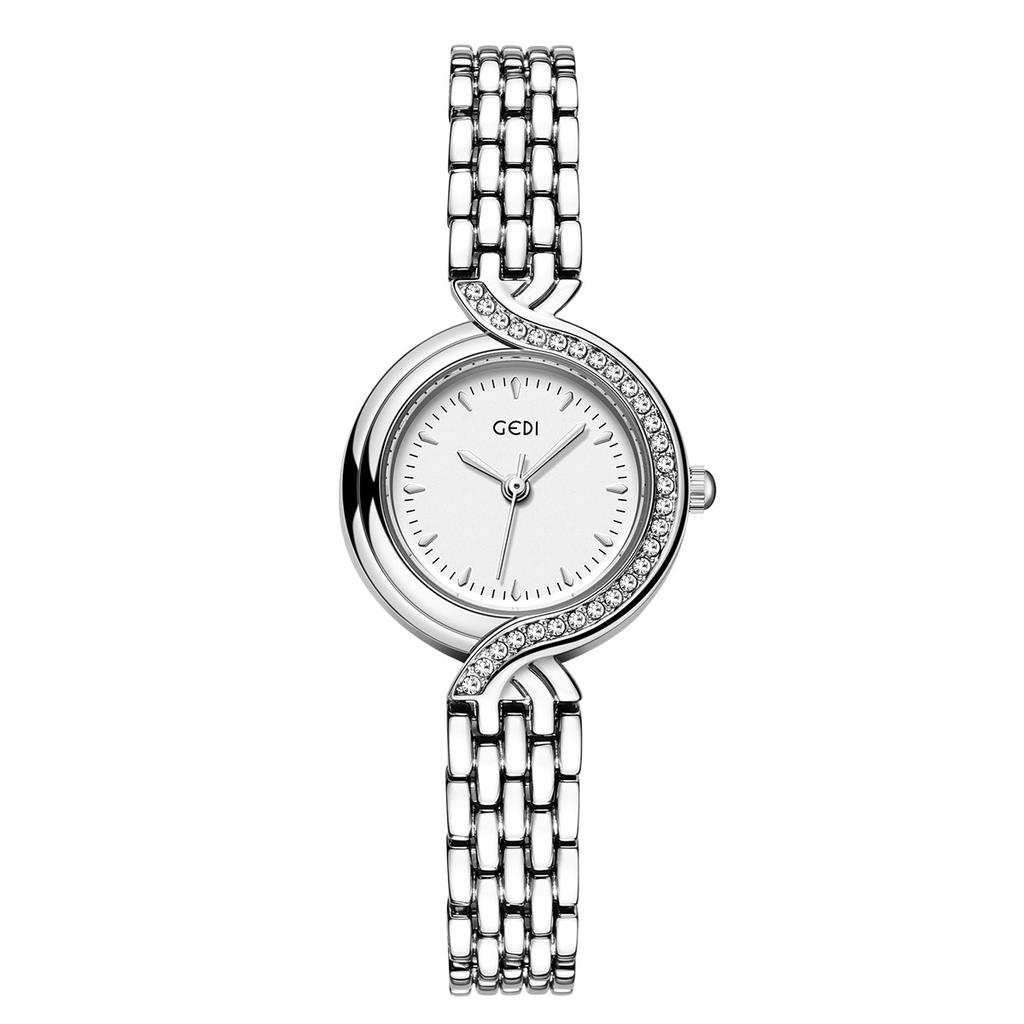 Watch Women'S Light Luxury Bracelet Watch Niche Diamond-Encrusted Temperament Women'S Waterproof Quartz Watch