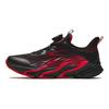 Anta Childrens Red Flame Fabric Fashion Versatile Non-Slip Wear-Resistant Low-Top Running Shoes Kids Sneaker Black A12435524-5