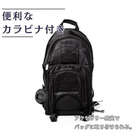 JP Number Wristwatch Case Portable Storage 50mm Single Use Carabiner Cushion (Black)