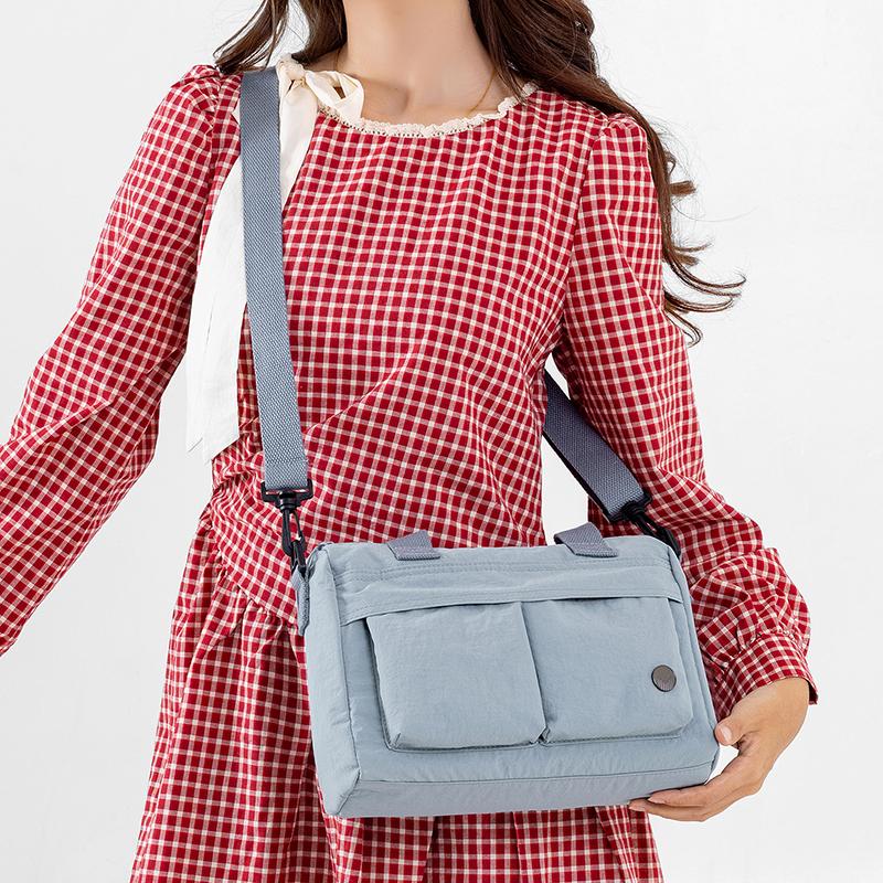 Damen Pendler Umhängetasche Unifarbene Crossbody Tasche