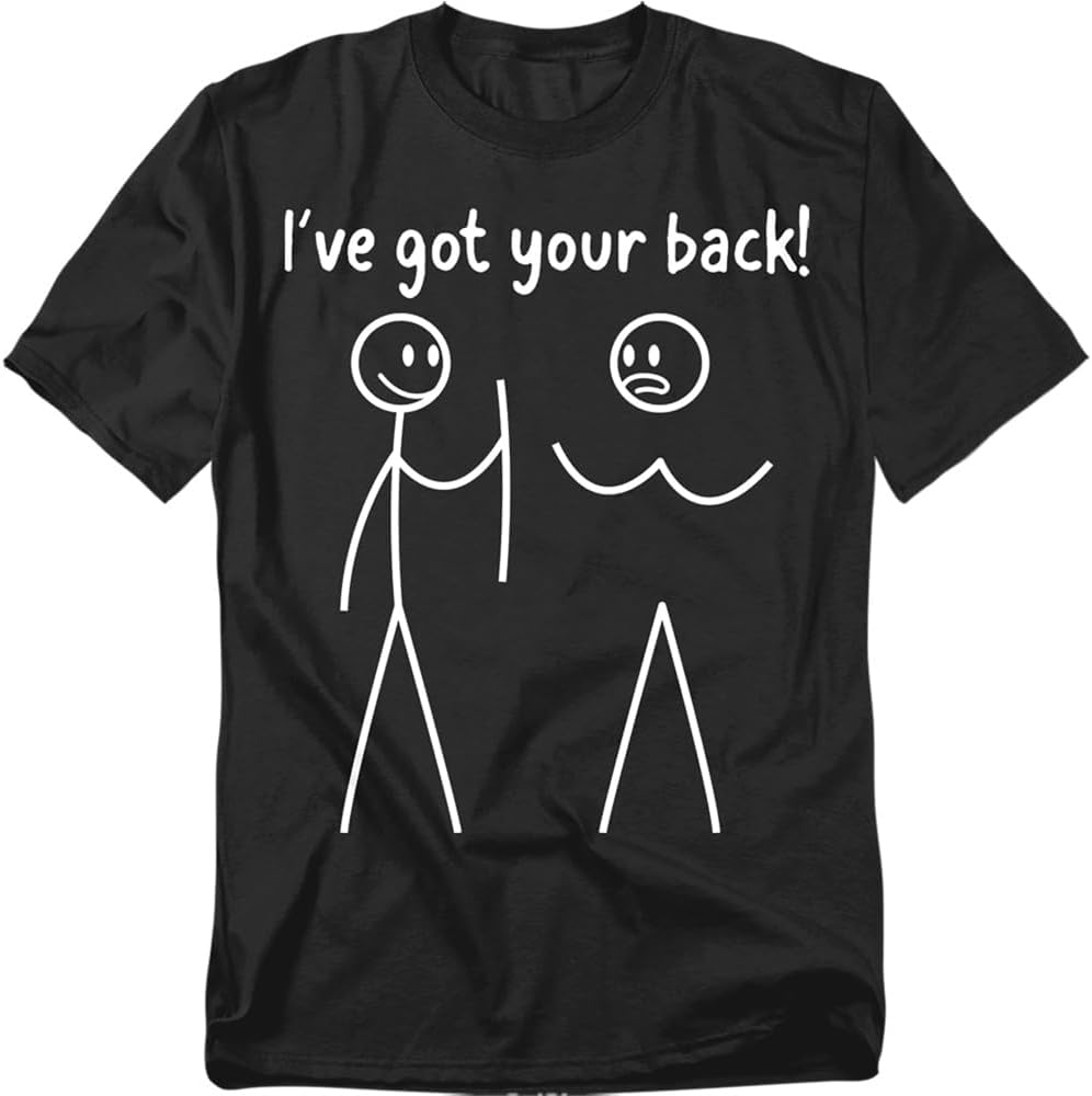 Stick Figure I've Got Your Back T-shirt