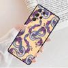 Fashion Snake Flower Phone Case For Samsung Galaxy S25 S23 S30 S8 S21 S20 FE S24 S22 Note 10 20 S8 Plus Lite Ultra