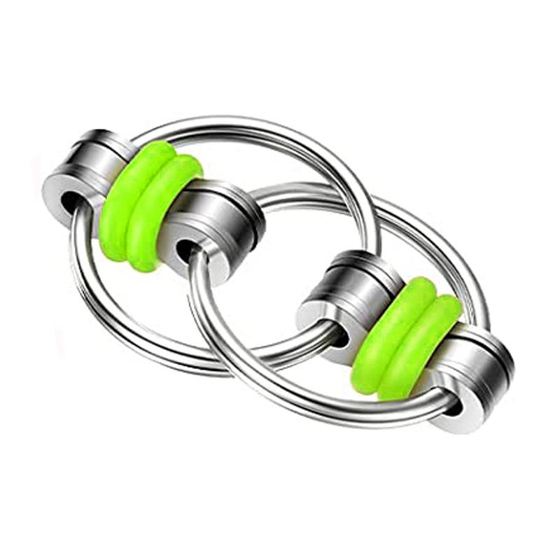 Kovová fidget řetízková klíčenka pro dospělé pro úlevu od stresu