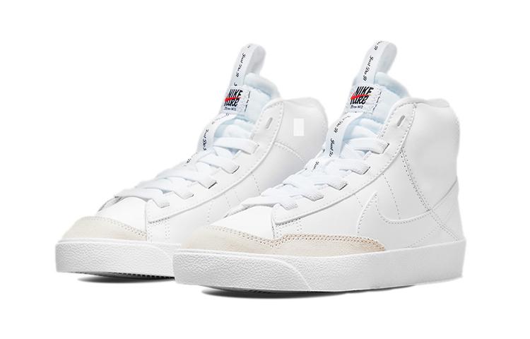 Nike Blazer 77 SE D Mid Top Skateboard Shoes White Children Aged 3 7 Years Old DH8641-102