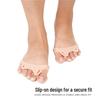 Double-Hole Toe Separator & Shock-Absorbing Arch Pad - Pressure-Relieving Bunion Corrector for Forefoot Comfort