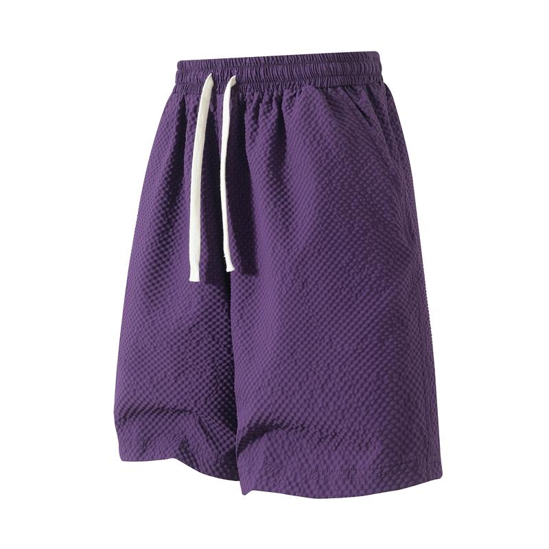 Men's Summer Shorts Thin Loose Fit Sports Pants Men's Five Quarter Pants
