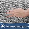 Coarse Chenille Bath Mat Entrance Mat Bathroom Water Absorbent Non-Slip Foot Mat Entryway Thickened Carpet