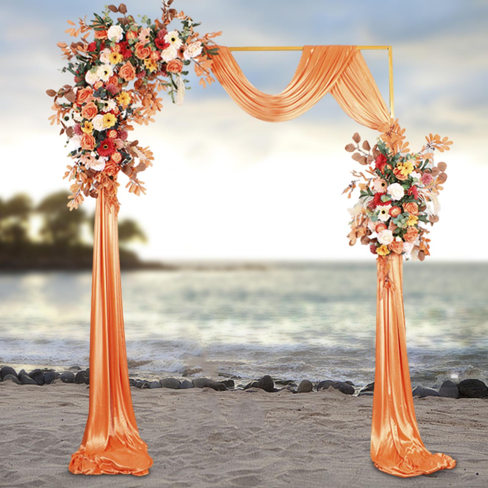 

Wedding Arch Backdrop Stand Balloon Arch Frame for Birthday Baby Shower золотий