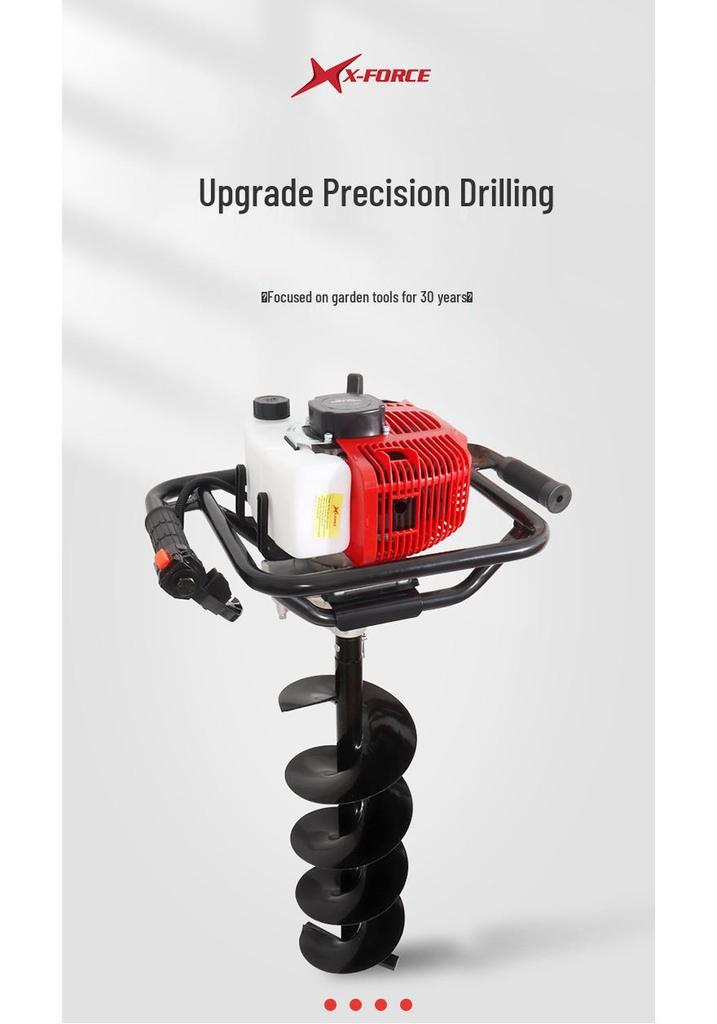 52CC High-Power Gasoline Earth Auger and Soil Digger Tool