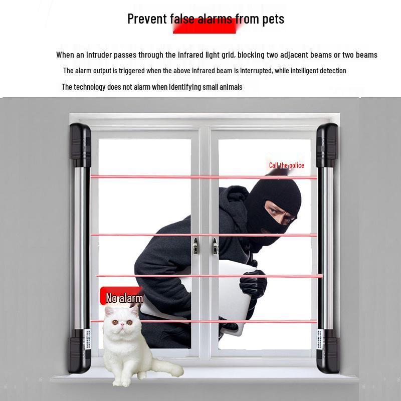 Infrared Grating Through-Beam Anti-theft Alarm System