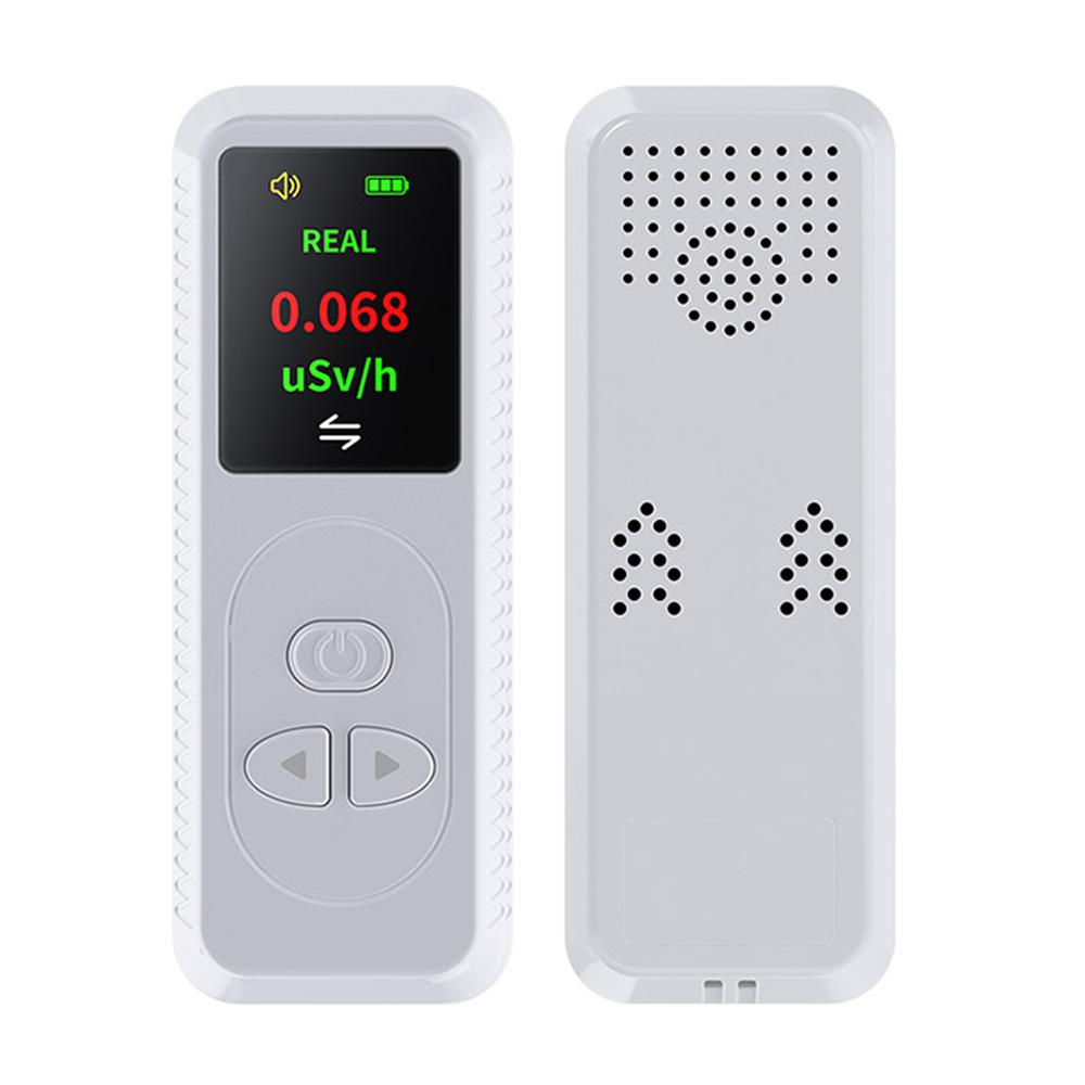 

Ручной портативный детектор ядерного излучения, бытовой лабораторный многофункциональный детектор радиоактивного Гейгера белый