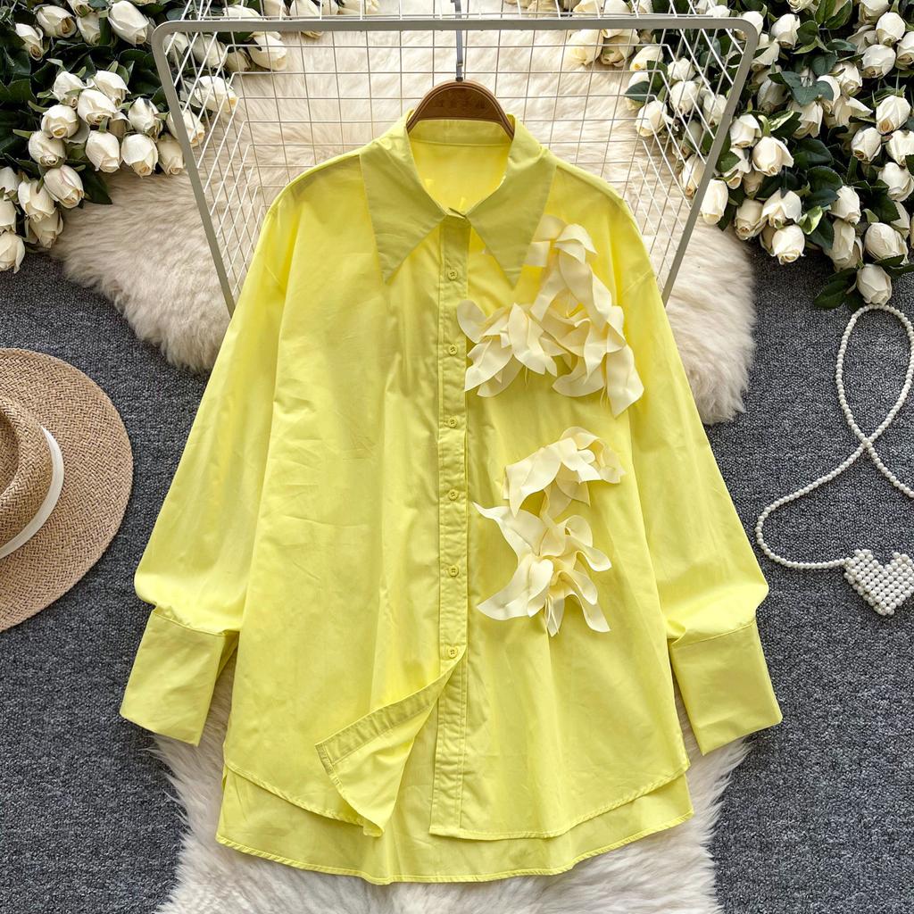 Women's Plus Size Light Mature Wind High Grade Sense of Chic Shirt