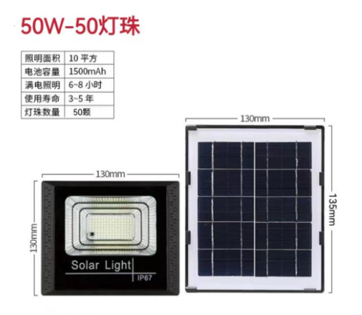 50-300W Solar Lamps Outdoor Lighting Garden Light Flood Light Household Rural Street Lamps Super Bright Waterproof Wall Lamp Hot