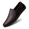 Men's shoes 2025 summer new fashion daily out one pedal simple lightweight lazy leather wear-resistant casual shoes