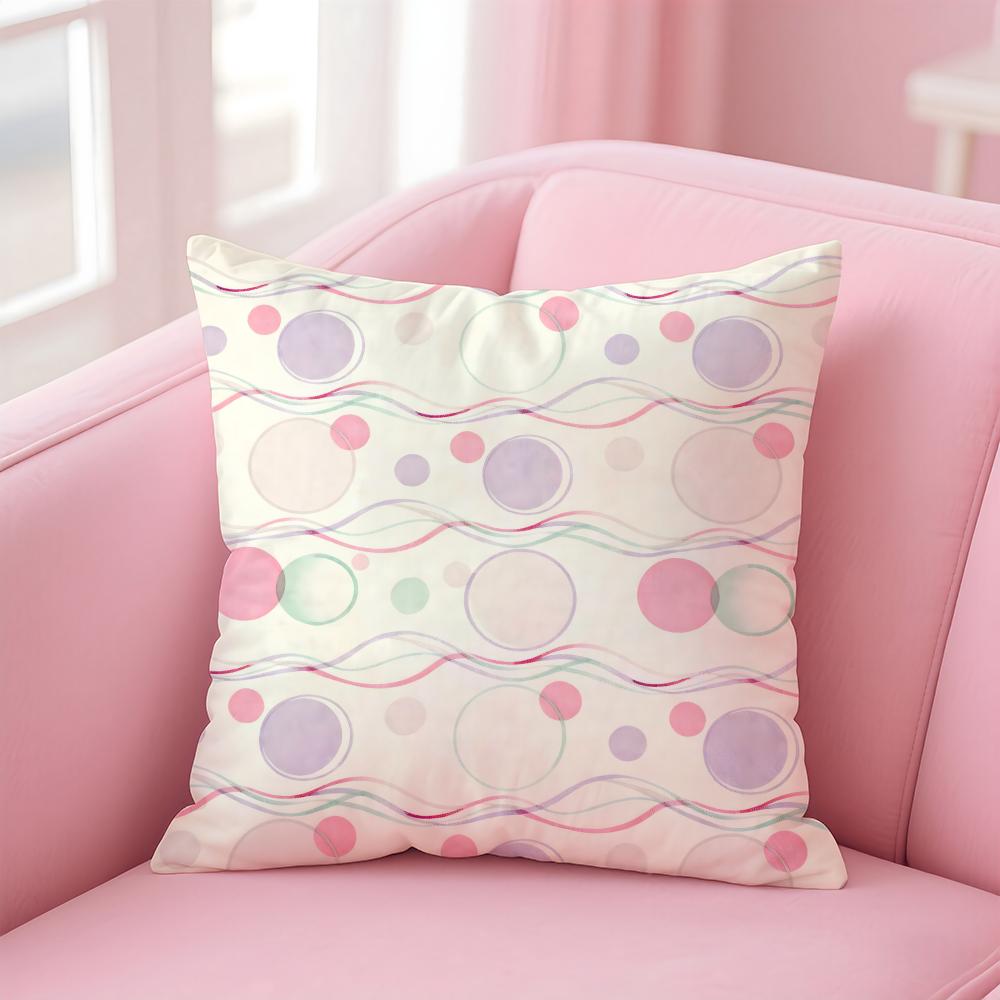 Casual European Fashion Brand EEsprit Cushion Cover Pillow Case Soft Skin Friendly Fabric  Concealed Zipper