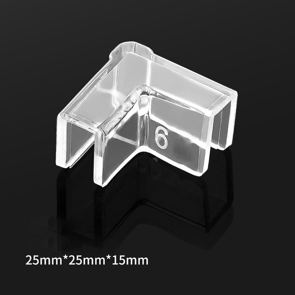 4pcs PVC Anti-collision Aquarium Supplies Fish Tank Corner Protector Adhesive-free Glass Acrylic Fish Tank Corner Protector